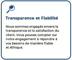 slide transparence et fiabilité, une des raison pour choisir Groupe refuge